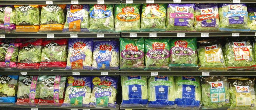 supermarket bagged salads