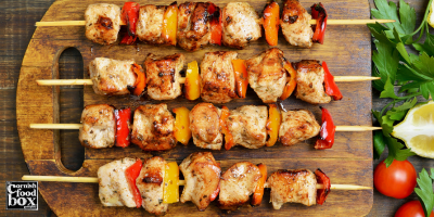 monkfish kebabs