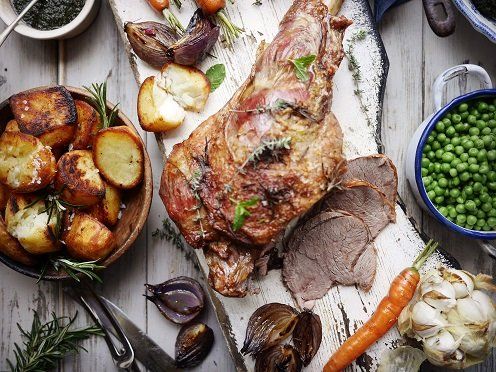 roasted lamb leg