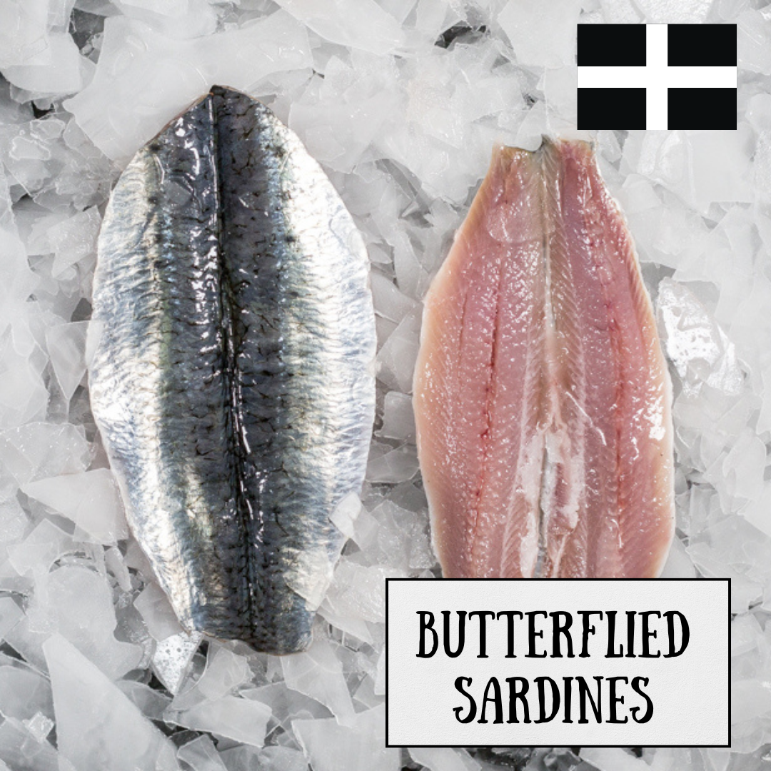 Cornish Sardines Butterfly Fillets 300g