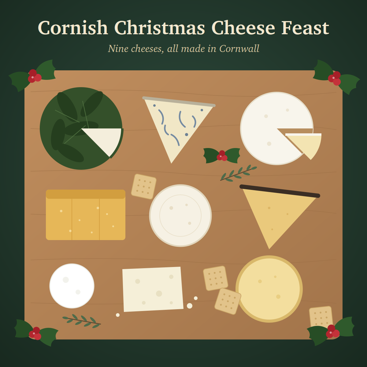 Cornish Christmas Cheese Feast