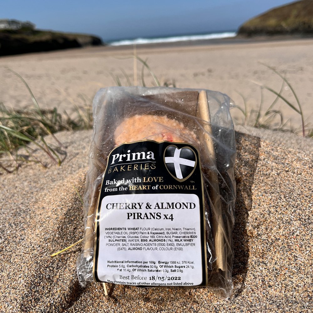 Cornish Cherry & Almond Pirans 4pk