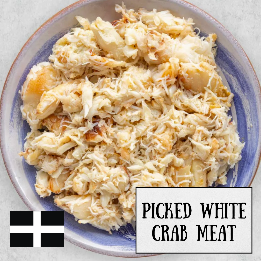 Cornish Picked White Crab Meat 454g
