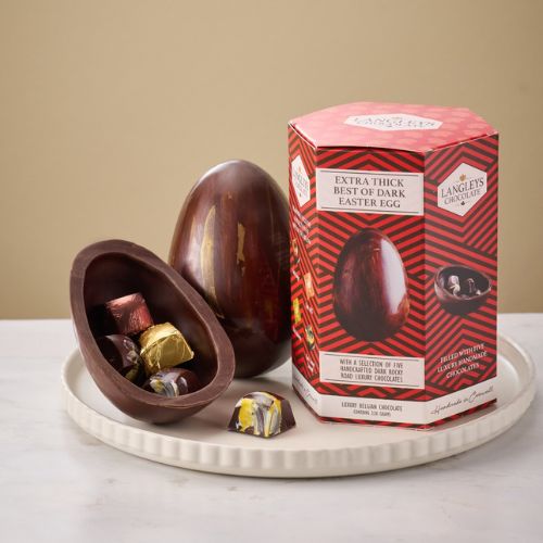 Langleys Dark Chocolate Easter Egg 220g