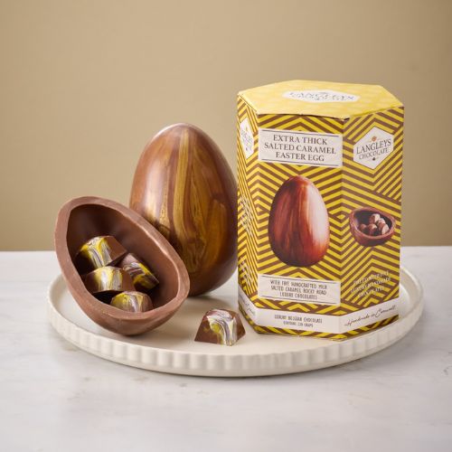 Langleys Salted Caramel Easter Egg 220g
