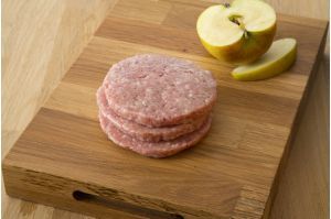 Pork & Apple Burgers, 4 pack