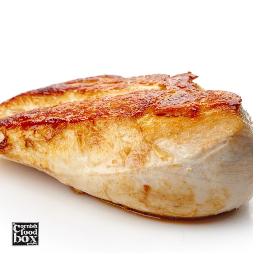 cooked cornish chicken breast