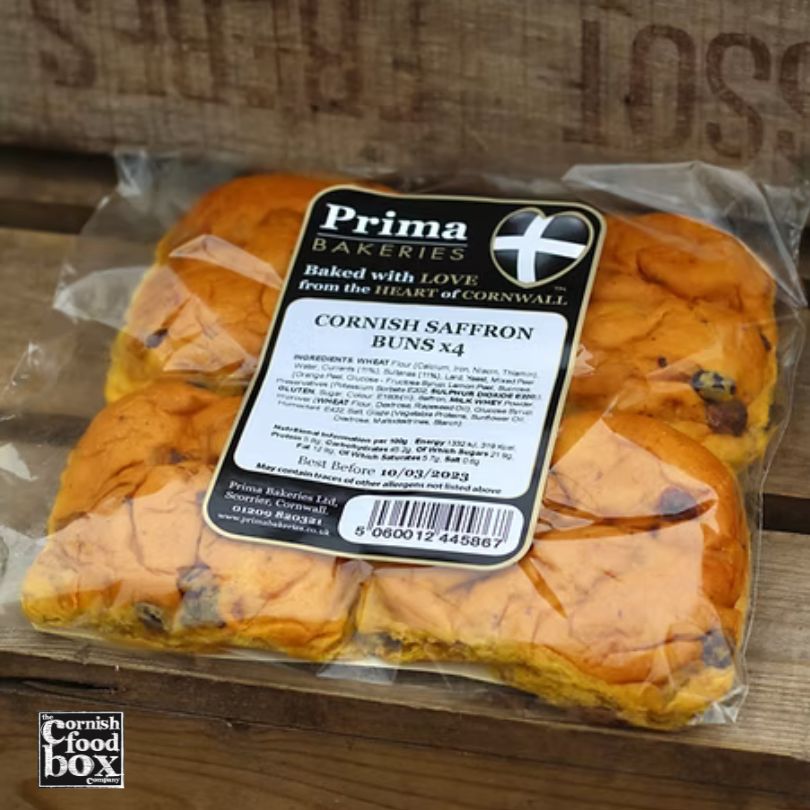 Cornish Saffron Buns 4pk