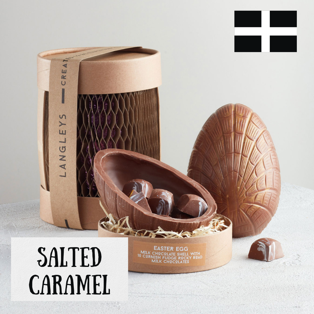 Langleys Salted Caramel Easter Egg 220g