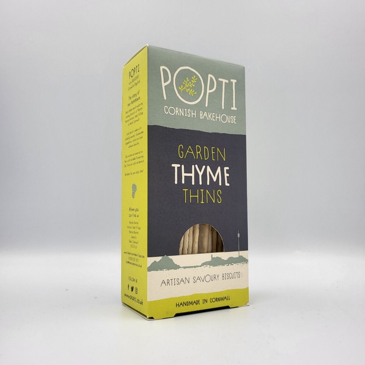 Popti Thyme Savoury Thins