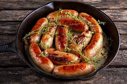 Free Range Pork Sausages, 1kg (~14 Pack)