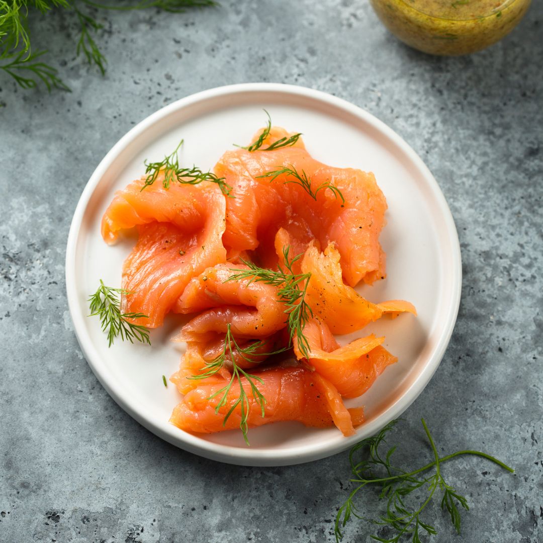 smoked salmon 100g