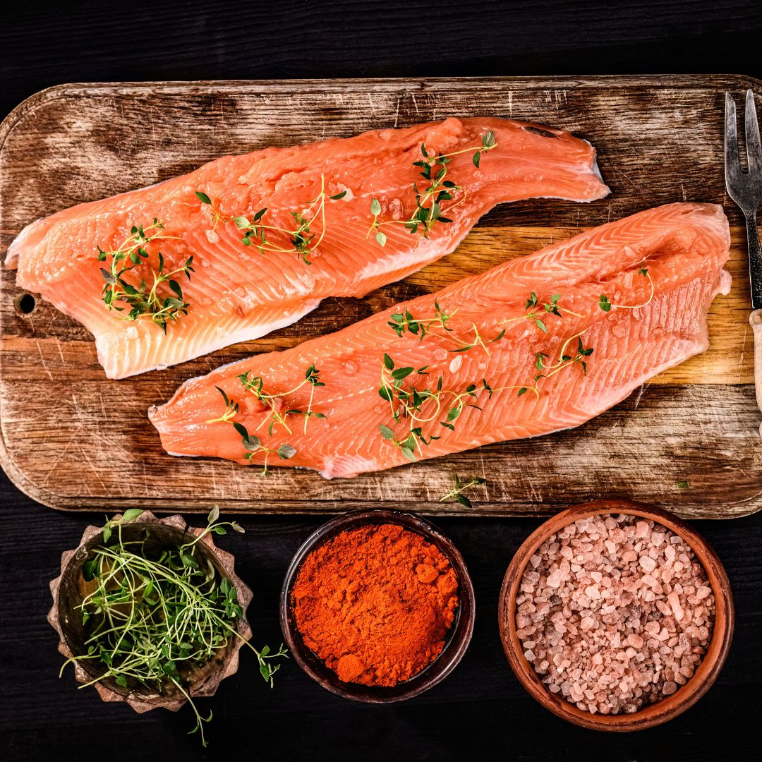 chalk stream trout fillet