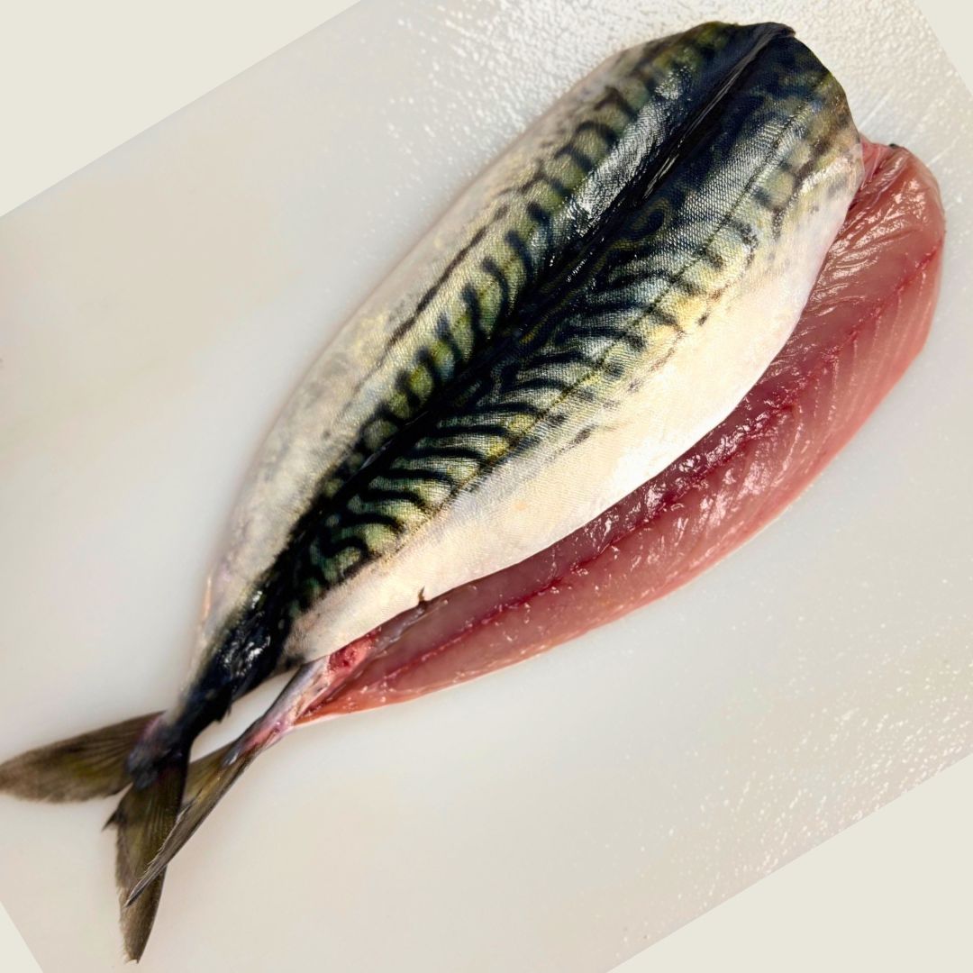 whole butterflied mackerel