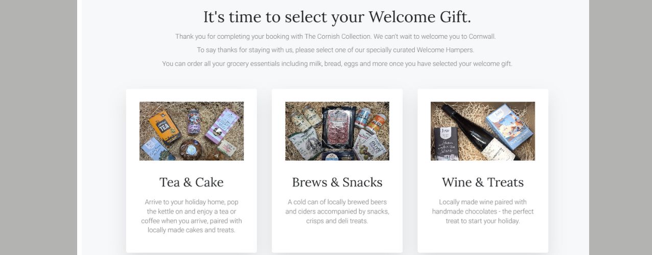 bespoke welcome gifts